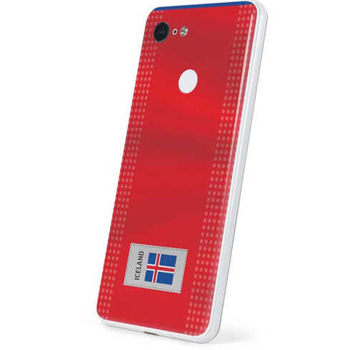 Iceland Soccer Flag Google Pixel 3 Skin